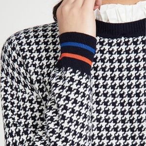Kule Houndstooth "The Lady" Sweater Size M